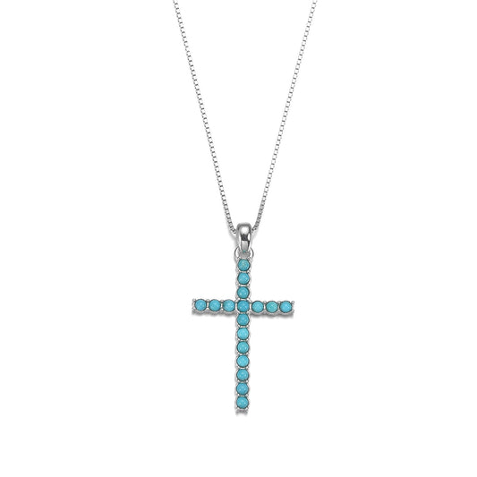 An（安)-Silver Essence Turquoise Necklace-SSXL2386